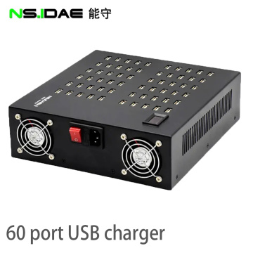 60-port Multi-protocol USB charging station