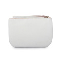 Celine Two-tone Leather Zip Cosmetic Clutch Pouch