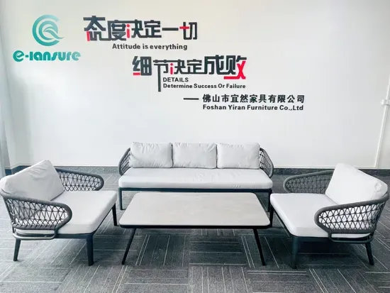 Modern Luxury Aluminum Garden Sofa Set