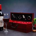 Caja de vino de doble botella de regalo