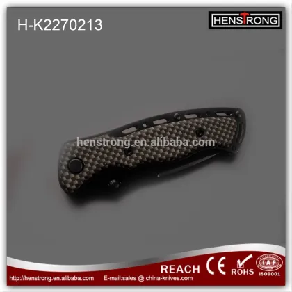 Camo Coated Aluminum Handle black coat blade small pocket knife