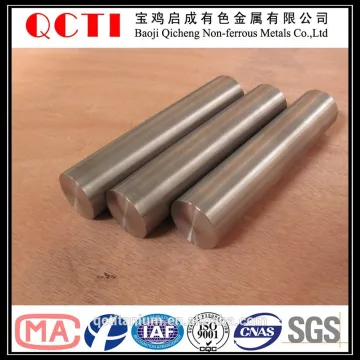 ASTM B348 Gr1Gr2 Gr5 titanium round bar from china shaanxi baoji