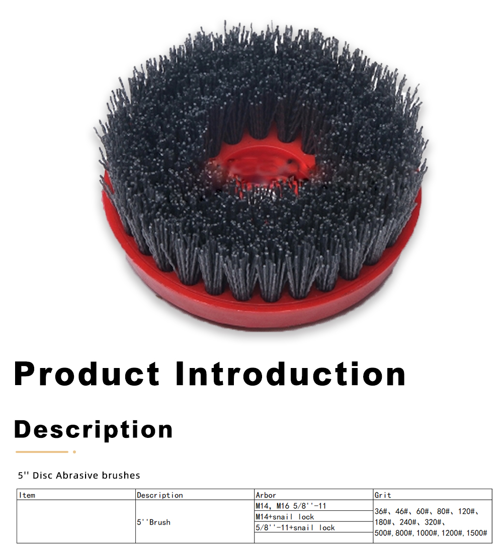 5'' Disc Abrasive brushes x