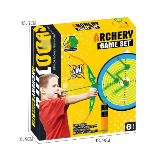 Shantou Boy Toys: Indoor/Outdoor Kids Shooting Game Bow Arrow Set