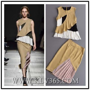 Hot Sale High Quality Women Clothes Latest Lady Dress Fashion Suit