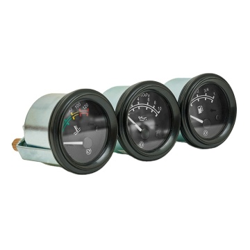 Accesorios del generador: medidor de nivel de aceite de combustible 0 ~ 10bar, medidor de presión de aceite 40 ~ 120 ° C, medidor de temperatura del agua