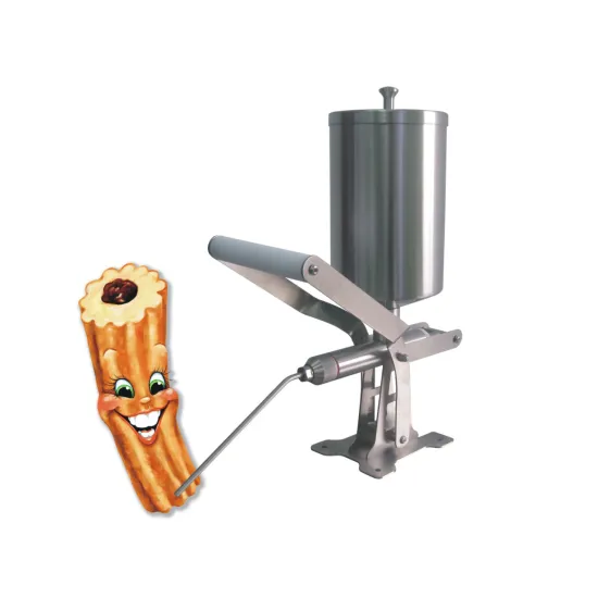 WCF-3L Churro Filling Machine: Churrera Filler for Stuffing and Adding Device