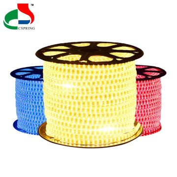 220v yüksek parlaklık su geçirmez IP68 SMD 2835 Esnek LED Işık Şeridi