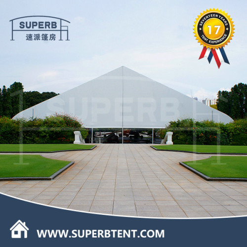 Huge White 850 Grams PVC Cover Curve Tent