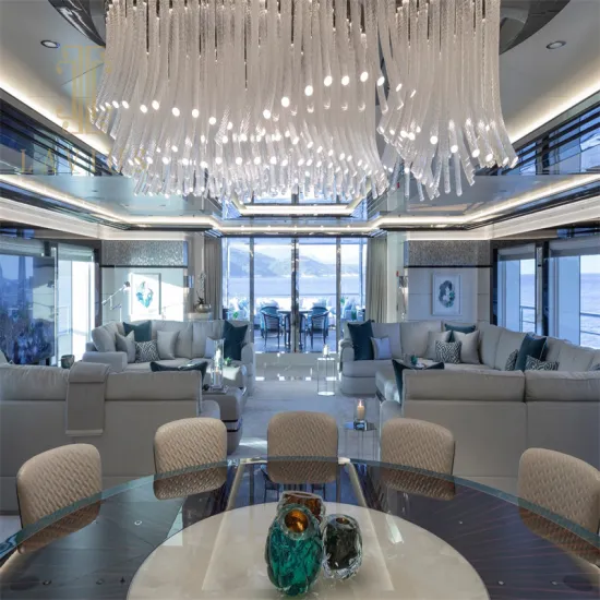 Elegant dazzling large energy saving reataurant chandelier