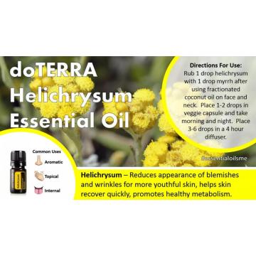 Óleo essencial de helichrysum 100% puro e natural no atacado