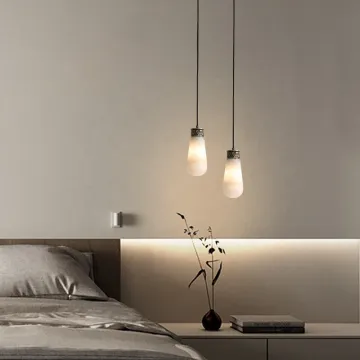 Nordic Natural Marble Chandelier Pendant Light for Home and Restaurant Decor