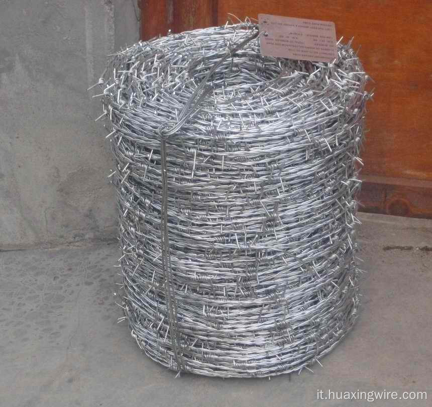 filo spinato galvanizzato a caldo