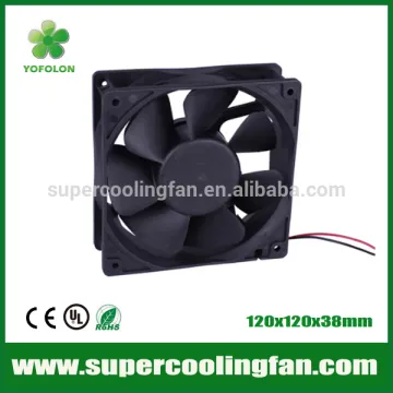 120x120x38mm 3000rpm high flow dc fan 12V 24V 48V 120mm dc axial cooling fan