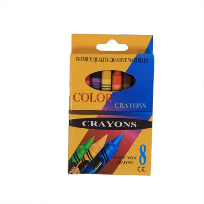 Art Manufacturer Soft Wax Crayon Pencil for Coloring Books