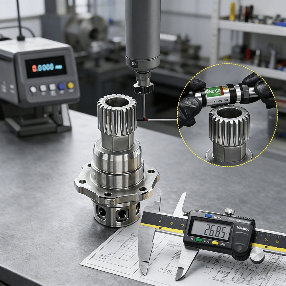 machined Splined Shaft