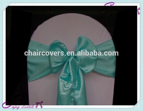 YHS#232 satin polyester banquet wedding wholesale chair cover sash