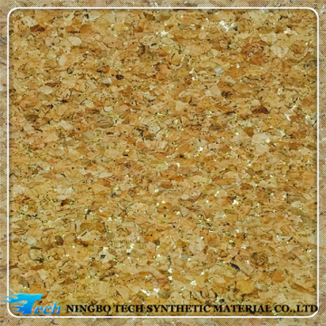 Cork with Glitter fashion cork material for shoes,special glitter material(cuero sinteticos)