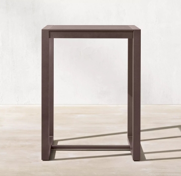 Modern Aluminum Table Set for Outdoor Bars and Restaurants in Factory Outlets