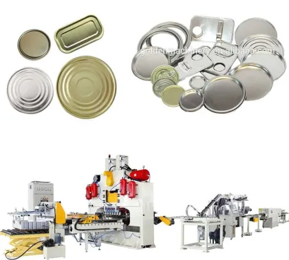 Tinplate round bottom cover making machines