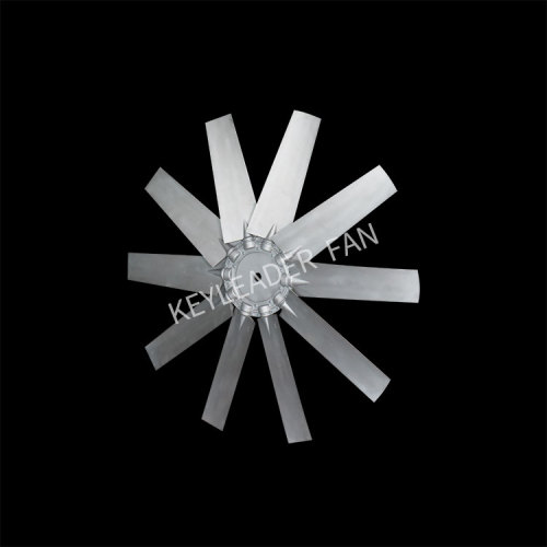 8 Blades Aluminum Fan Impeller For Cooling Tower, High Quality 8 Blades ...