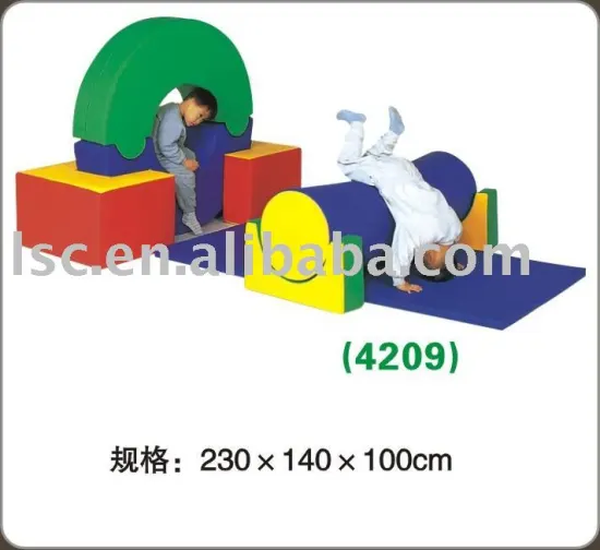 kids soft play with sport mat