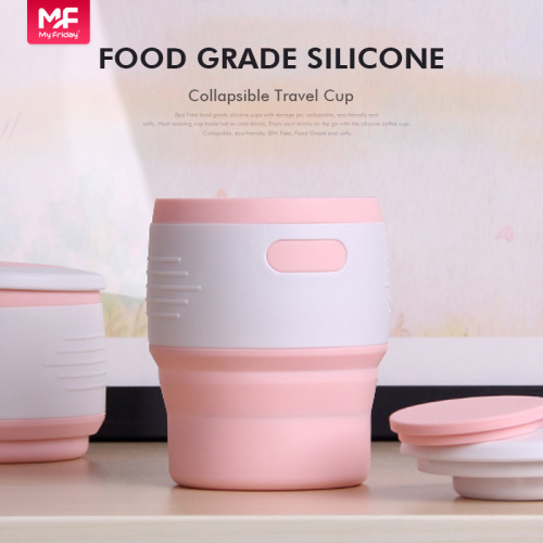 Portable Drinking Folding Silicone Travel Coffee Mug