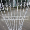 Transparante 18mm &amp; 14mm &amp; 6mm draad acryl kristal kralen Garland Trim