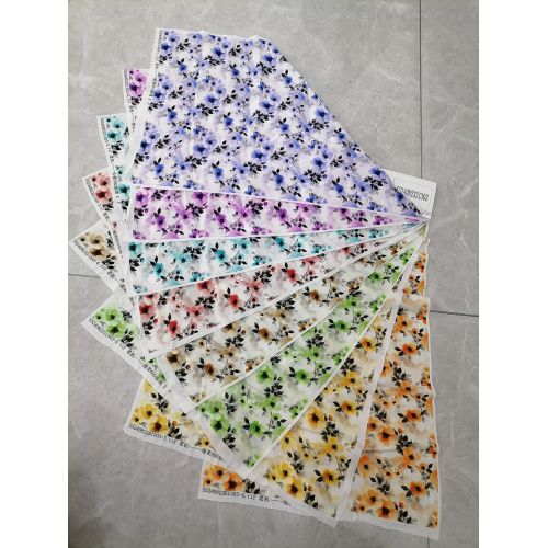 3D digital print viscose rayon poplin fabric for dress