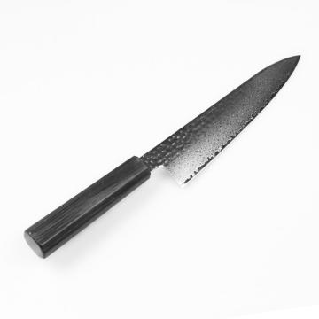 Cuchillo de cocina de alta calidad con 67 capas de acero de Damasco.