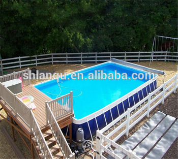 Huge Rectangular pvc Frame Pool