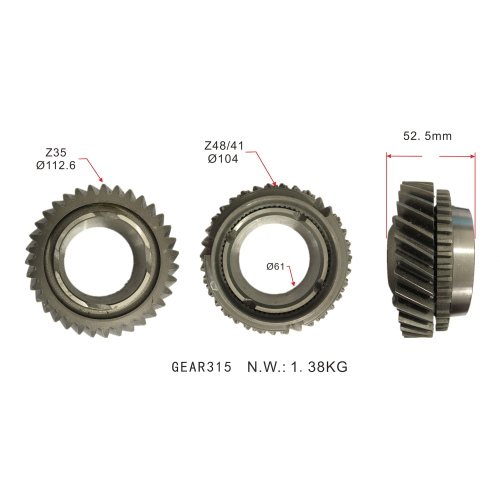 Factory Supplier OEM Brass Auto Transmission Gearbox Parts for Toyota Hino DCTRO 130HT