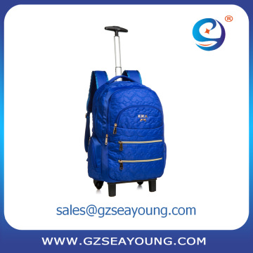 Good quality school backpack strong trolley students school book backpack