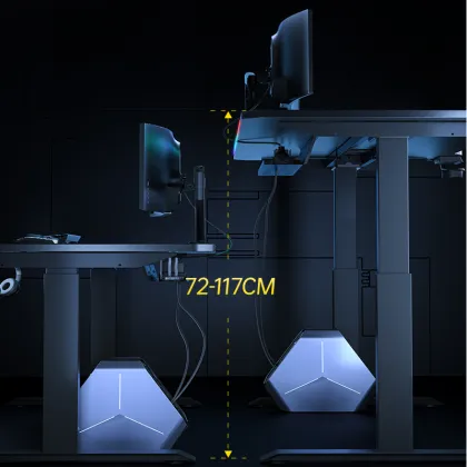XD1 PRO Game Desk: Height Adjustable 1.6m Large Size Ergonomic Esports Gaming Table