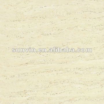 60x60cm, 80x80cm beige nano travertine series double loading porcelain polished tile, PH90988