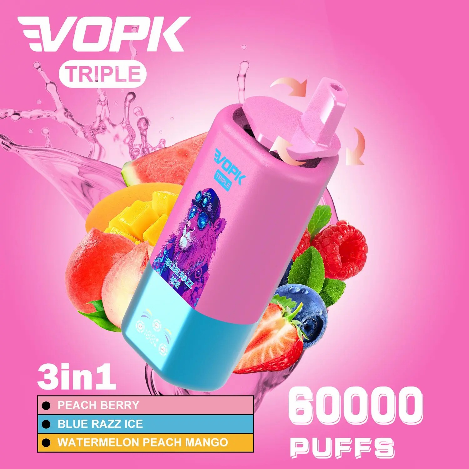 VOPK Triple 60K Puffs Warehouse Vape