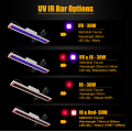 AGLEX Comercial UV Ir Grow Light Bars 30W