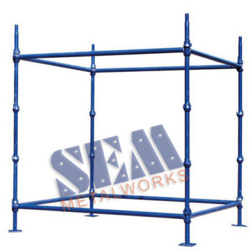 Powder Coated Cuplock Systems Scaffolding With 65000 Psi Galvanized