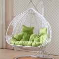 Bán nóng ra ngoài trời Rattan Nội thất Vườn Trắng màu xanh Wicker Trứng Trứng Ghế Sân hiên