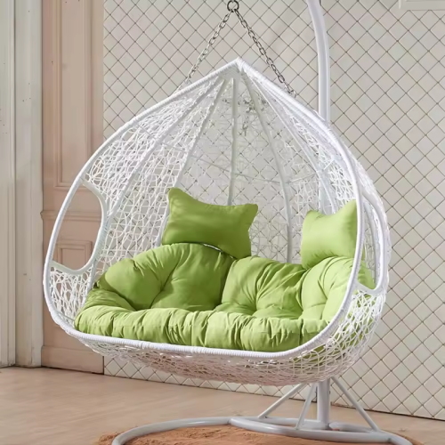 Patio Swings For Outdoor Hot Sale Furniture In And Outdoor Rattan Egg Hanging Patio Swing With Metal Stand Chair Supplier