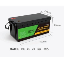 25.6V 100Ah lithium storage deep cycle battery