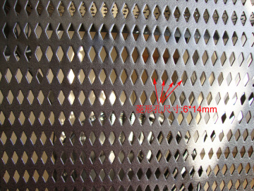 Perforated Plate for Screening and Decorating