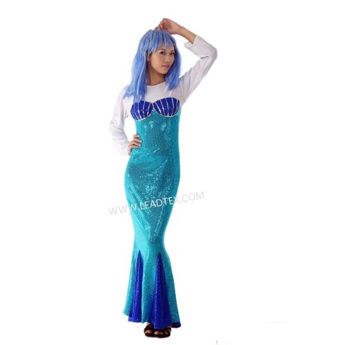 Trajes adultos de Halloween sereia mulheres