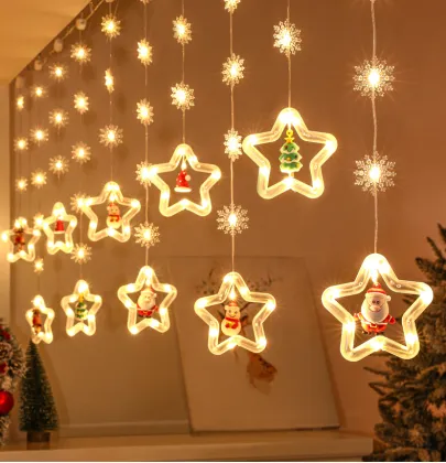 2023 Wholesale Christmas Decorative LED Lights: Snowflakes, Santas, Stars & String Lights