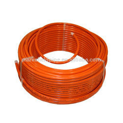 Orange color PEX-AL-PEX pipe for hot water