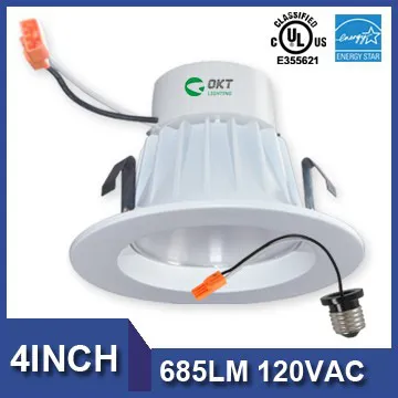 suitable for damp location 9w downlight led 4inch retrofit