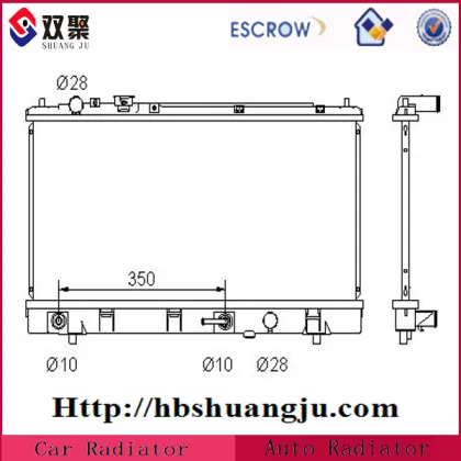 OEM Aluminum Car Radiator For Mazda