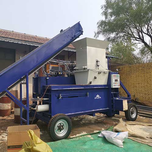 Square Rice Husk Compress Baler Machine