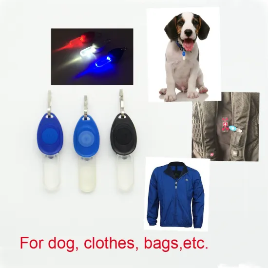 Soft bag light,mini led flashlight keychain,pet safety light zipper light