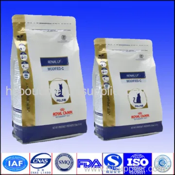 Zipper Side Gusseted Pouch Cat Food Package 